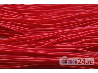 Кембрик ПВХ, диаметр 1,8 мм., цвет красный 014
